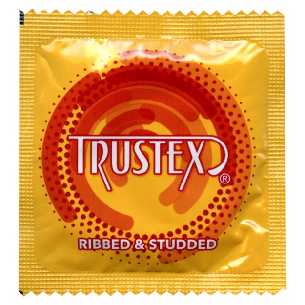 Picture of CONDOM TRUSTEX RIBBED STUDDED LUB
