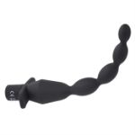 Picture of Vibrating Butt Beads - Silicone Rechargeable Black